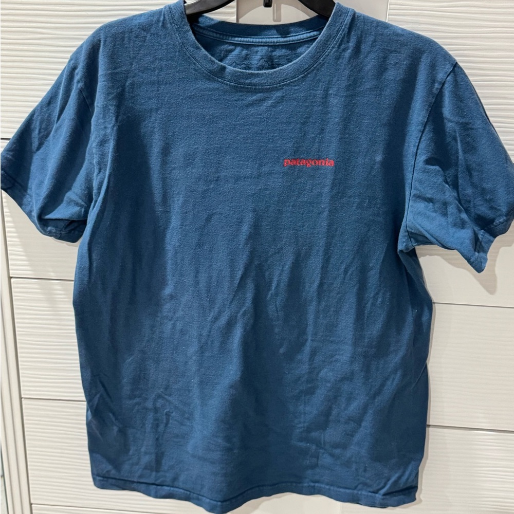 Patagonia Men's Blue T-Shirt